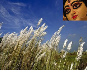 পুজোয় ঝলমলে আকাশ