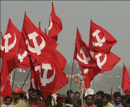 ভাঙরে সিপিআইএমের পতাকা পোড়াল তৃণমূল
