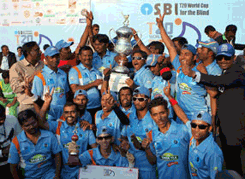 দৃষ্টিহীনদের টি-২০ বিশ্বকাপে বাজিমাত ভারতের   