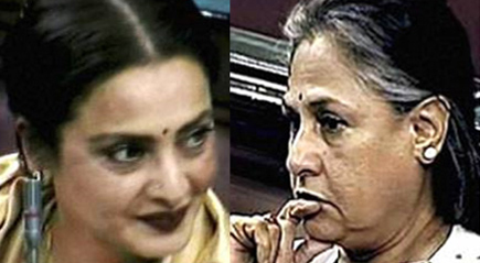 রেখার শপথেও টিভি`তে তিনি, প্রতিবাদী চিঠি জয়ার