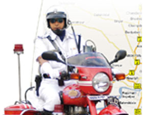 টেম্পোর ধাক্কায় মৃত্যু ট্রাফিক সার্জেন্টের