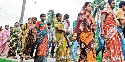 কামদুনি, সুটিয়ার প্রতিবাদীরা বিক্ষোভ দেখালেন মহানগরের রাস্তায়